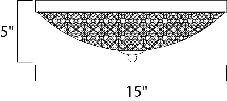 Maxim Glimmer 4-Light Flush Mount Model: 39871BCPS