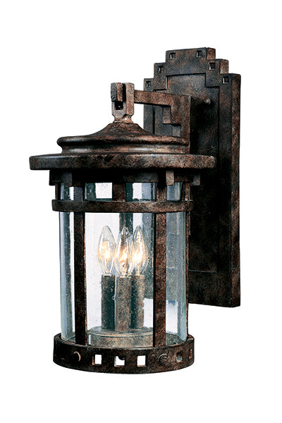 Maxim Santa Barbara VX 3-Light Outdoor Wall Lantern Model: 40034CDSE