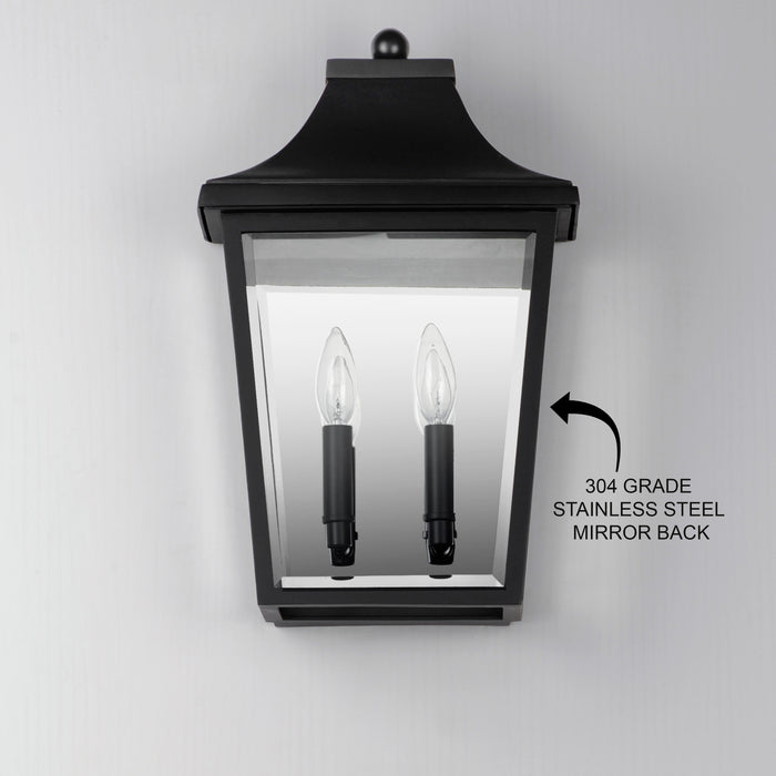 Maxim Sutton Place VX 2-Light Pocket Sconce Model: 40231CLBK