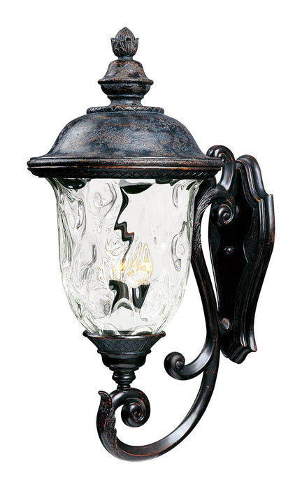 Maxim Carriage House VX 3-Light Outdoor Wall Lantern Model: 40425WGOB