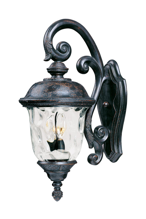 Maxim Carriage House VX 3-Light Outdoor Wall Lantern Model: 40497WGOB