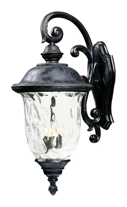 Maxim Carriage House VX 3-Light Outdoor Wall Lantern Model: 40498WGOB