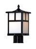 Maxim Coldwater 1-Light Outdoor Pole/Post Lantern Model: 4055WTBK