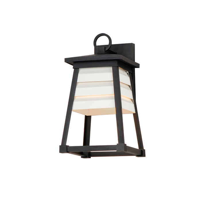 Maxim Shutters 1-Light Small Outdoor Wall Sconce Model: 40632WTBK