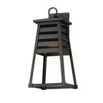 Maxim Shutters 1-Light Medium Outdoor Wall Sconce Model: 40634BK