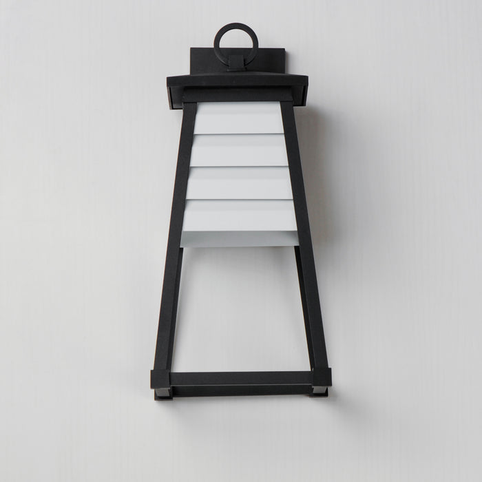 Maxim Shutters 1-Light Medium Outdoor Wall Sconce Model: 40634WTBK