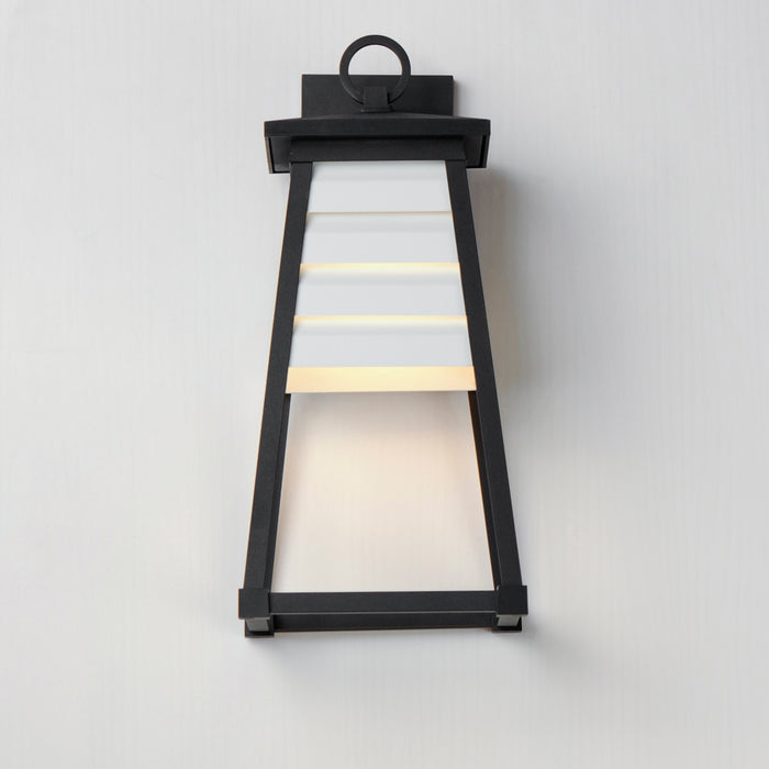 Maxim Shutters 1-Light Medium Outdoor Wall Sconce Model: 40634WTBK