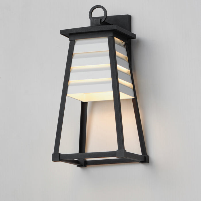 Maxim Shutters 1-Light Medium Outdoor Wall Sconce Model: 40634WTBK