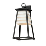 Maxim Shutters 1-Light Medium Outdoor Wall Sconce Model: 40634WTBK