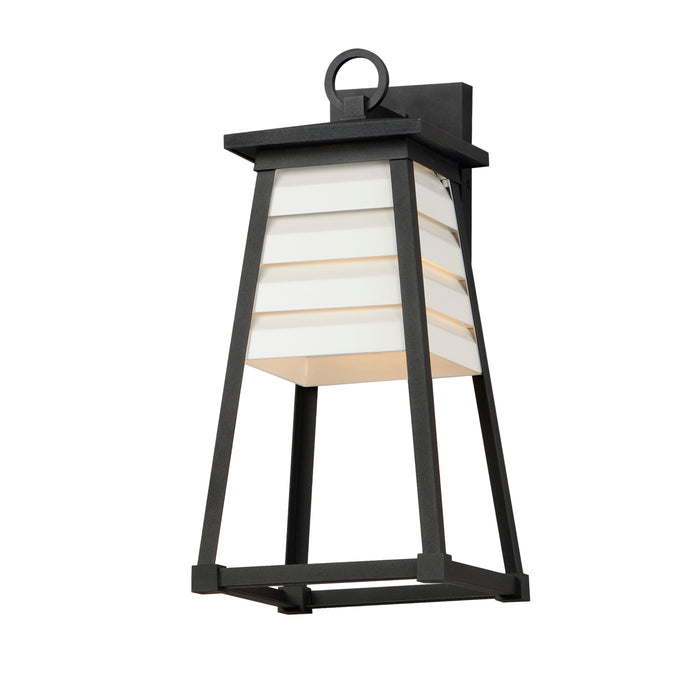 Maxim Shutters 1-Light Medium Outdoor Wall Sconce Model: 40634WTBK