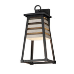 Maxim Shutters 1-Light Medium Outdoor Wall Sconce Model: 40634WZBK