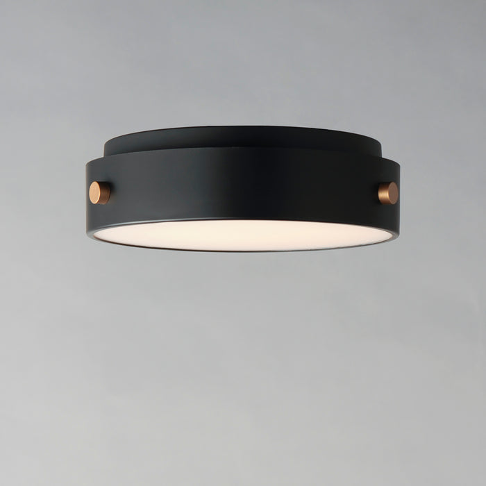 Maxim Rivet VX LED Flush Mount Model: 42129BKAB