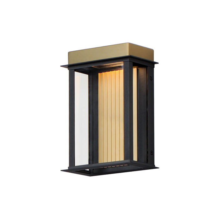 Maxim Rincon Small LED Outdoor Sconce Model: 50752BKGLD