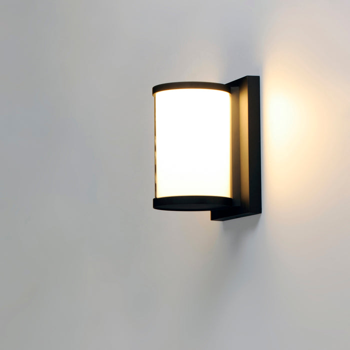 Maxim Barrel Small LED Outdoor Wall Sconce Model: 52125WTBK