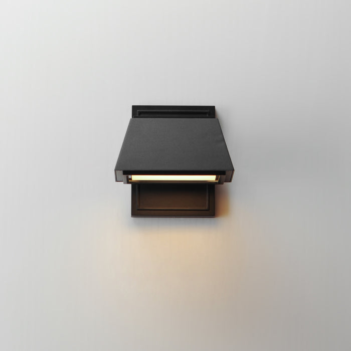 Maxim Mansard LED Outdoor Sconce Model: 52129BK