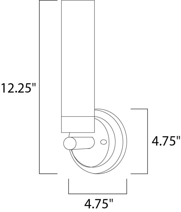 Maxim Cilandro 1-Light Wall Sconce Model: 53006WTSN