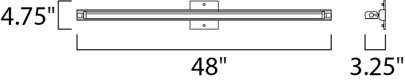 Maxim Director 48 LED Bath Vanity Light Model: 53035WTPC