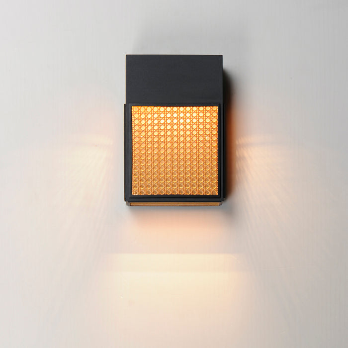 Maxim Lattice 12 LED Outdoor Sconce Dark Sky Model: 54802RABK