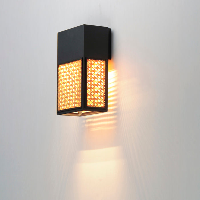 Maxim Lattice 12 LED Outdoor Sconce Dark Sky Model: 54802RABK