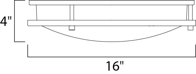 Maxim Linear LED 16 LED Surface Mount Model: 55544WTSN