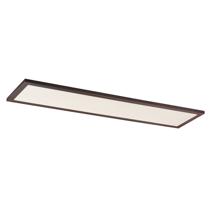 Maxim Sky 1' x 4' LED FlushMount - 5CCT Model: 55764WTBZ