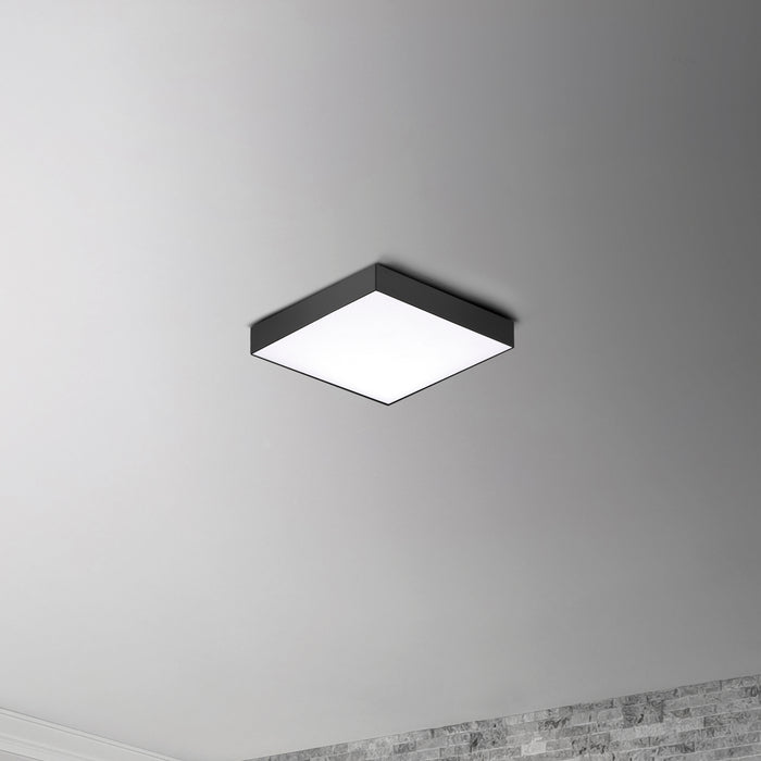 Maxim Trim 4.5 SQ LED Flush Mount 3000K Model: 57665WTBK