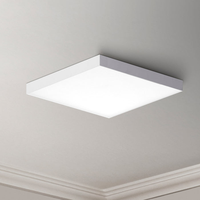 Maxim Trim 15.5 SQ LED Flush Mount 3000K Model: 57675WTWT