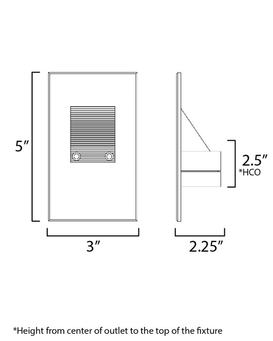 Maxim Path LED Step Light Model: 58002AL