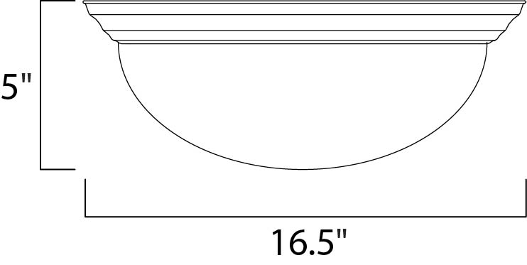 Maxim Essentials 3-Light Flush Mount Model: 5852FTOI