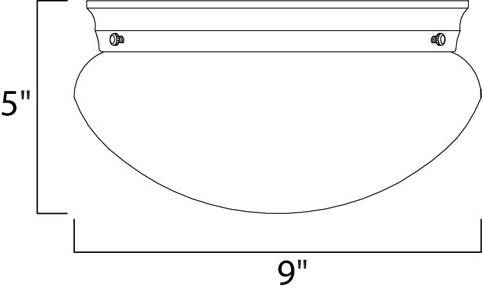 Maxim Essentials 2-Light Flush Mount Model: 5885FTOI