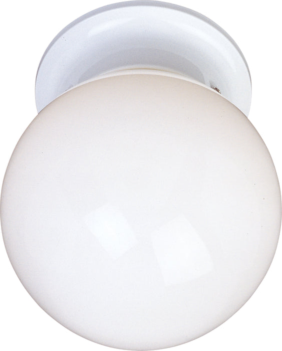 Maxim Essentials 1-Light Flush Mount Model: 5889WTWT