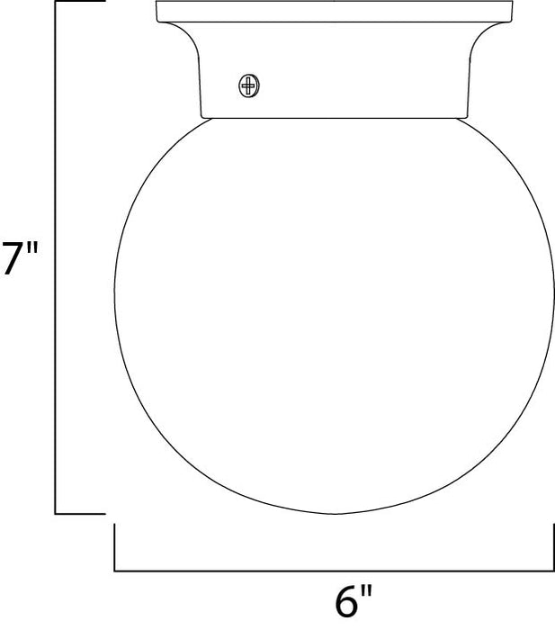 Maxim Essentials 1-Light Flush Mount Model: 5889WTWT