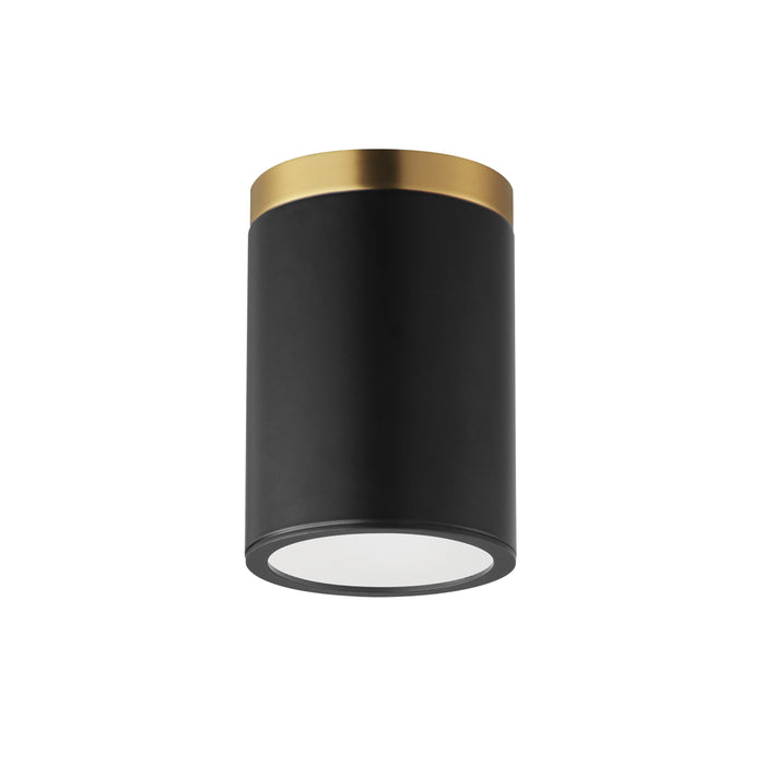 Maxim Dapper 1-Light Flush Mount Model: 59700WTBKAB