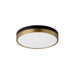 Maxim Dapper 12 LED Flush Mount Model: 59702WTBKAB