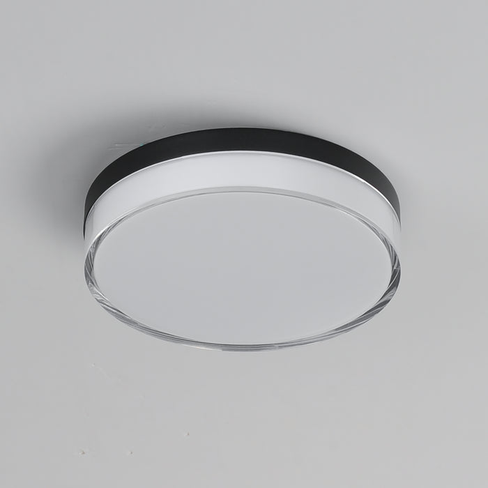 Maxim Edge 7 LED Flush Mount Model: 59762CLFTBK