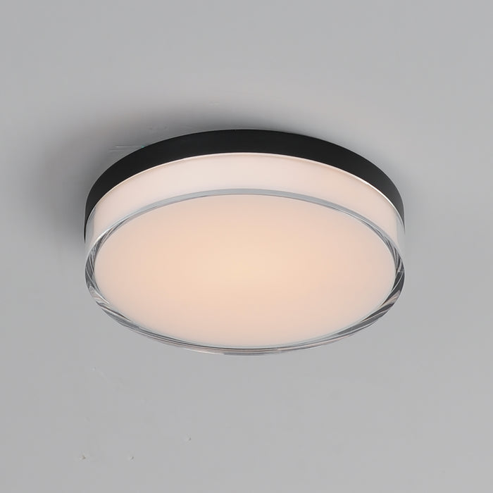 Maxim Edge 7 LED Flush Mount Model: 59762CLFTBK