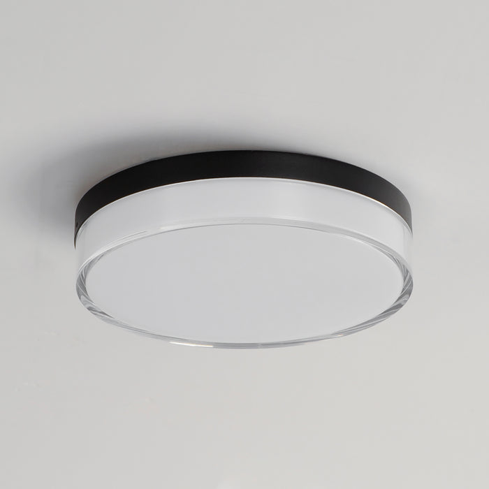 Maxim Edge 7 LED Flush Mount Model: 59762CLFTBK