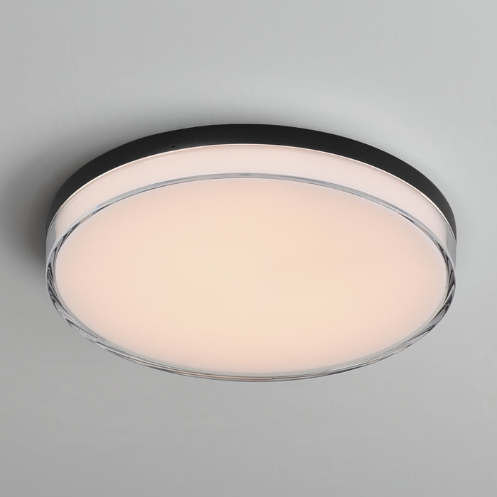 Maxim Edge 11 LED Flush Mount Model: 59764CLFTBK