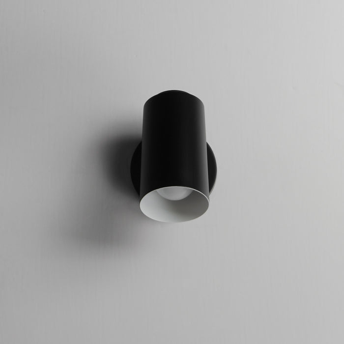 Maxim SpotLight Outdoor LED Sconce - Cylinder Model: 62001BK