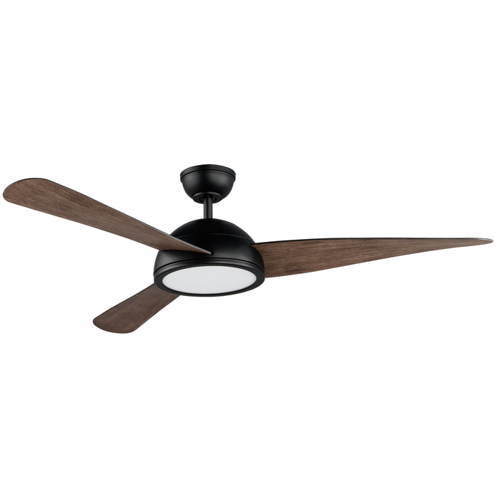 Maxim Cupola 52 Bronze LED Fan Walnut Blades Model: 88801OI