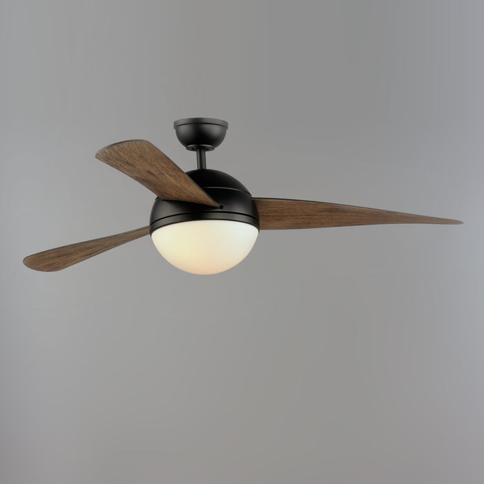 Maxim Cupola 52 Bronze Fan 2-Light LED Walnut Blades Model: 88802OI