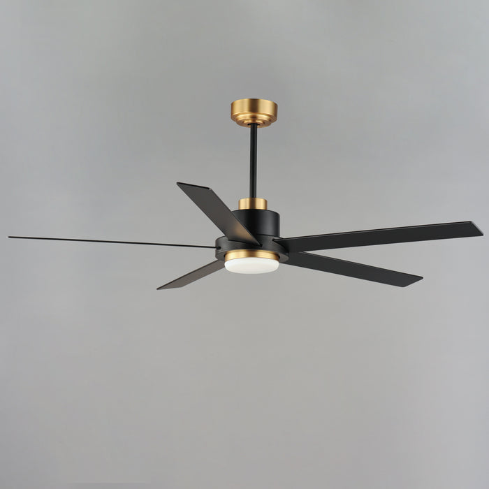 Maxim Daisy 60 5-Blade Fan w LED Light Kit Model: 88826BKGLD