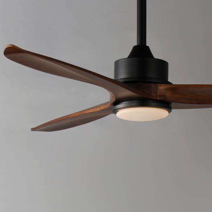 Maxim Woodwind 52 Solid Wood Blade Fan w LED Light Kit Model: 88831BK