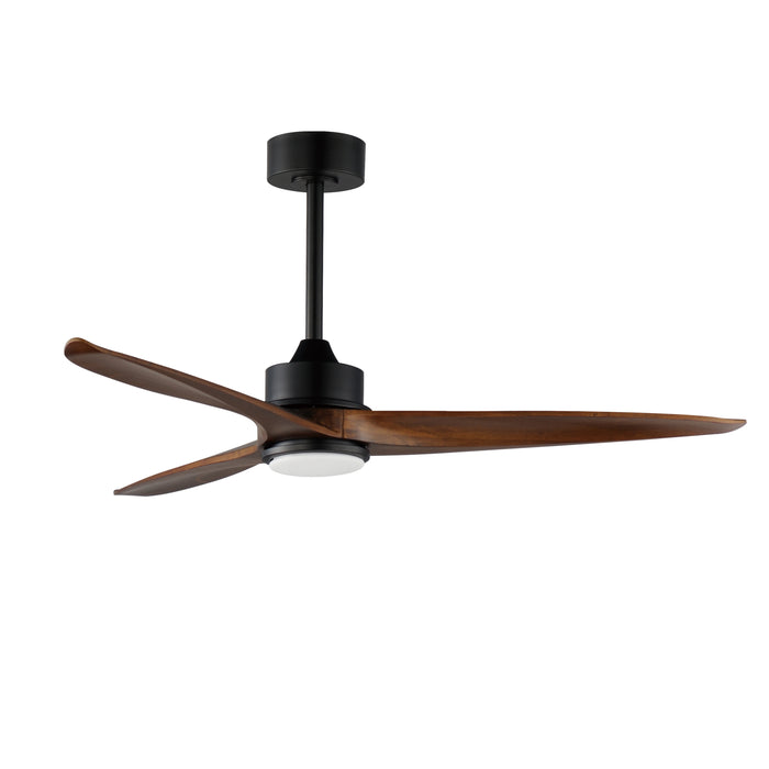 Maxim Woodwind 52 Solid Wood Blade Fan w LED Light Kit Model: 88831BK