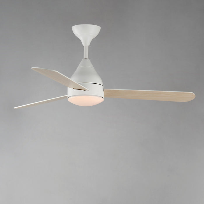 Maxim Serene 52 3-Blade Fan With LED Light Kit Model: 88841WT