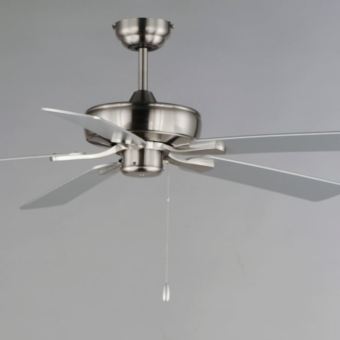 Maxim 52 Super-Max Ceiling Fan - Nickel Model: 88935SN