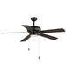 Maxim 52 Super-Max Fan w/ LED Light Kit - Black Model: 88937BK