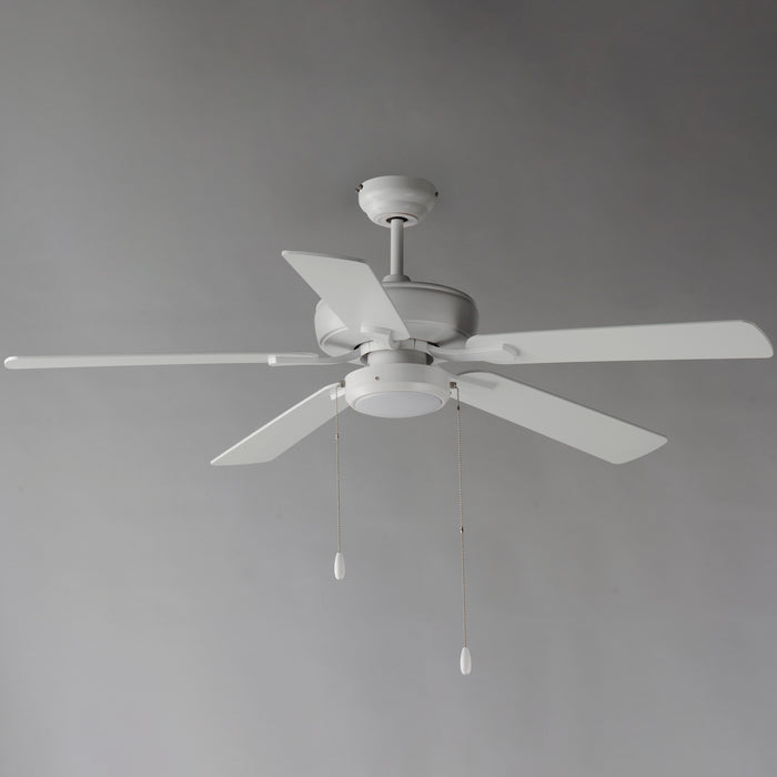 Maxim 52 Super-Max Fan w/ LED Light Kit - White Model: 88937MW