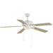 Maxim 52 Super-Max Fan w/ LED Light Kit - White Model: 88937MW