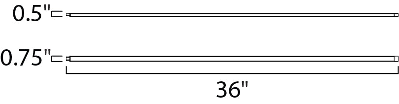 Maxim CounterMax Slim Stick 36 LED Under Cabinet Model: 89803AL